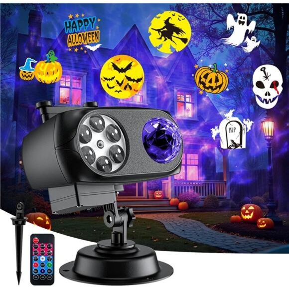 Halloween Christmas LED Projection Lights, Halloween Projector Lights Decor - Picture 1 of 8